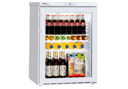 Liebherr FKUv 1613 típusú, kereskedelmi, üvegajtós hűtőszekrény